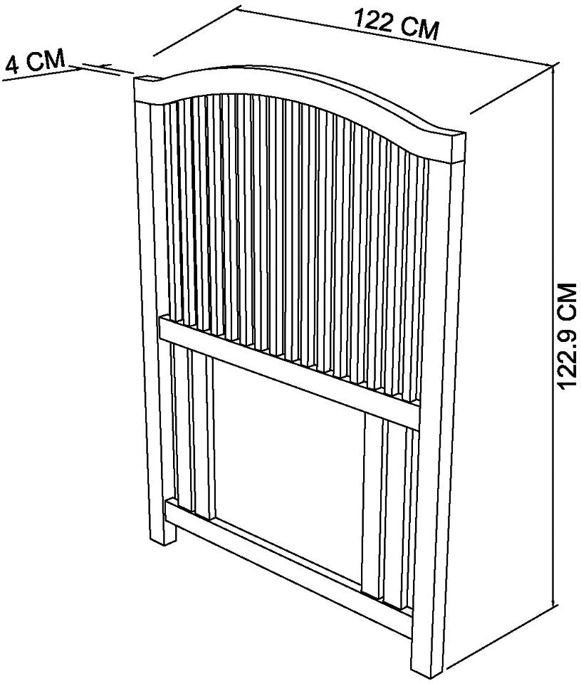 ASHBY COTTON 122CM SLATTED HEADBOARD