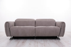 LIPARI 220CM ELECTRIC RECLINING FABRIC SOFA