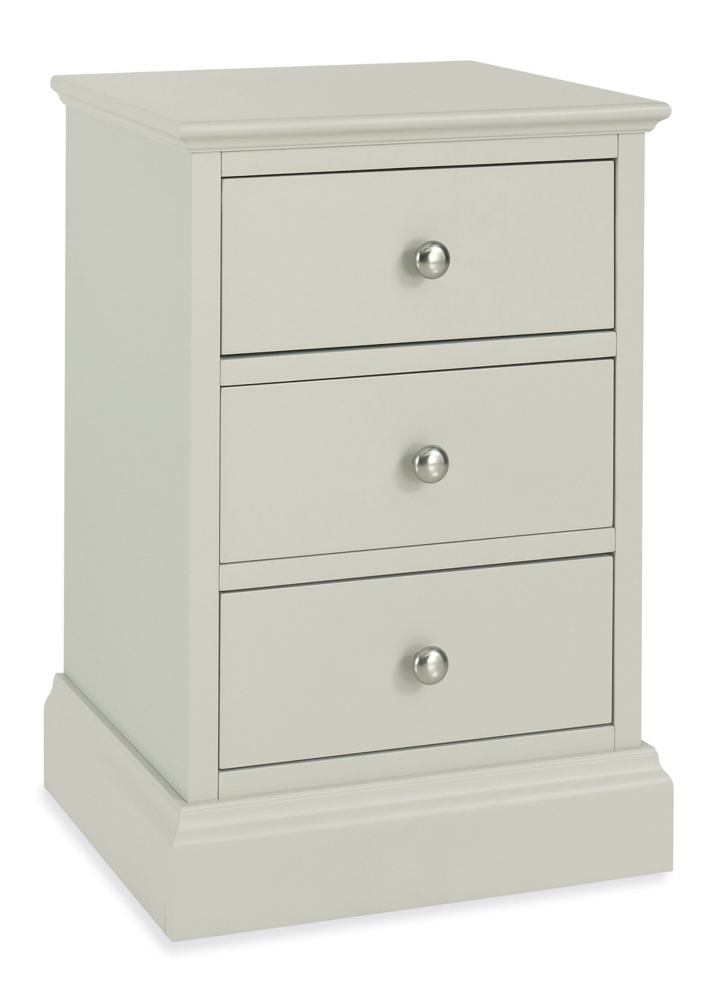 ASHBY COTTON 3 DRAWER NIGHTSTAND