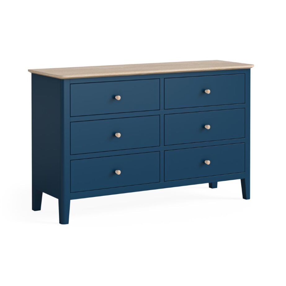 TOULOUSE 6 DRAWER CHEST NAVY