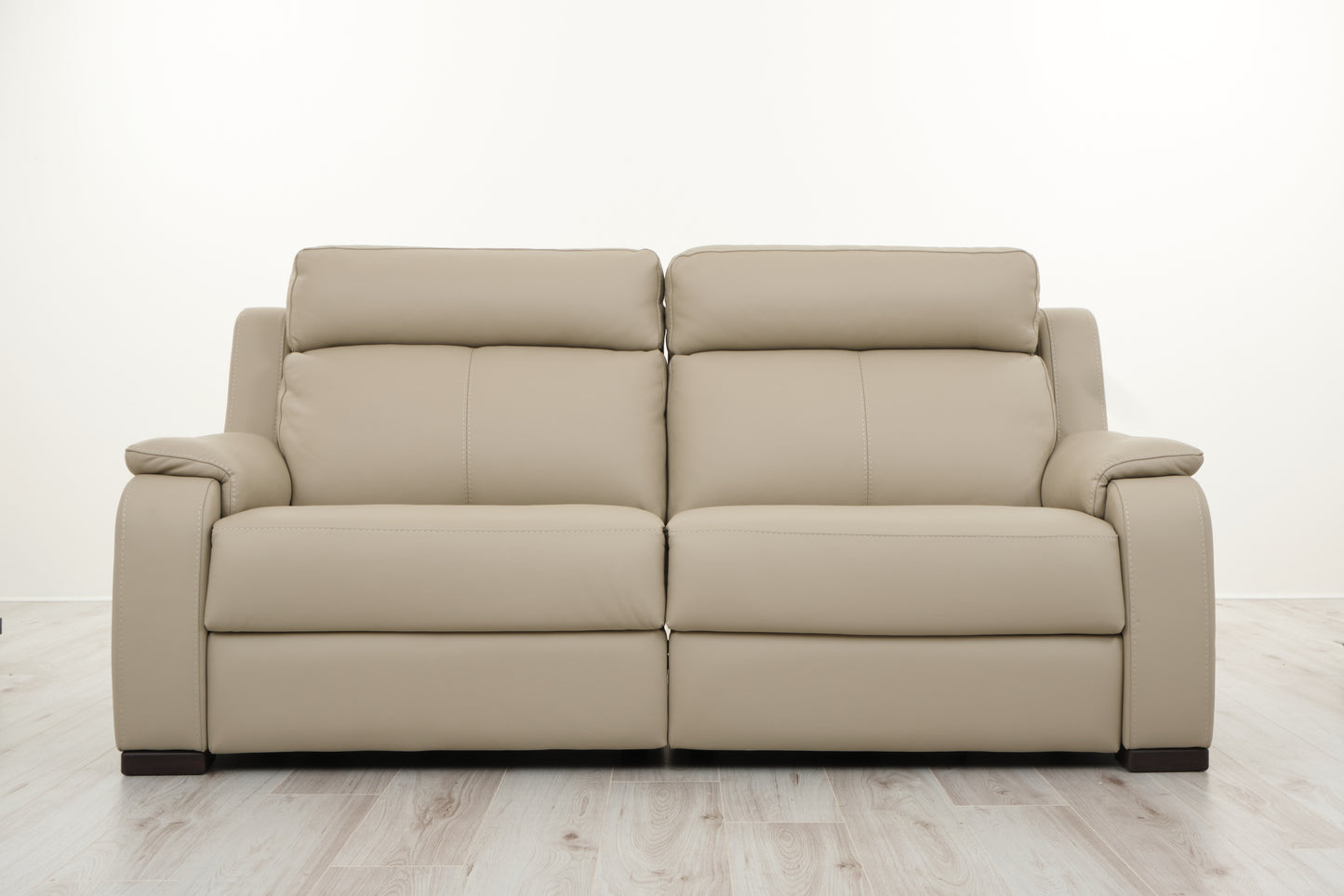 OTTO 154CM LEATHER FIXED SOFA