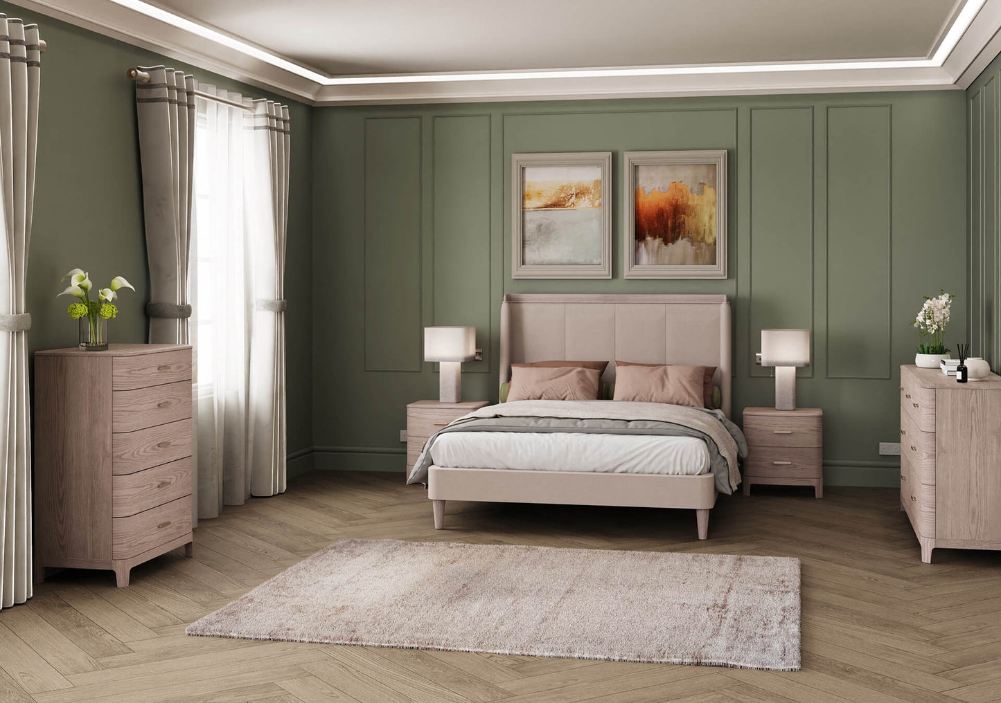 CORSICA 7 DRAWER WIDE CHEST