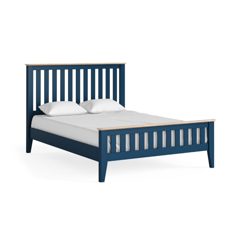 TOULOUSE 4FT6 SLATTED BED NAVY