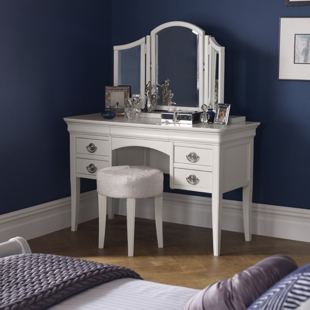AVORIO STOOL - GREY FABRIC