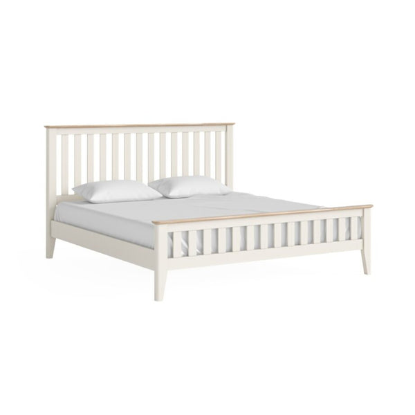 TOULOUSE 6FT SLATTED BED COCONUT MILK