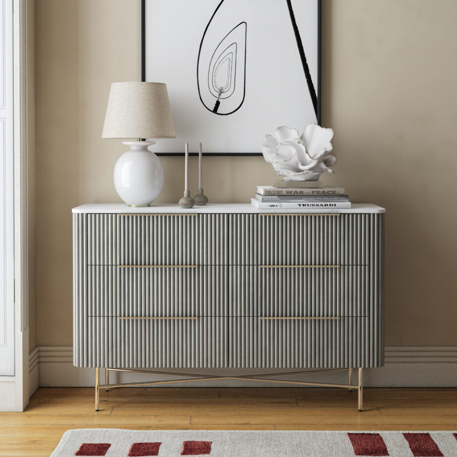 BELLE 6 DRAWER WIDE CHEST
