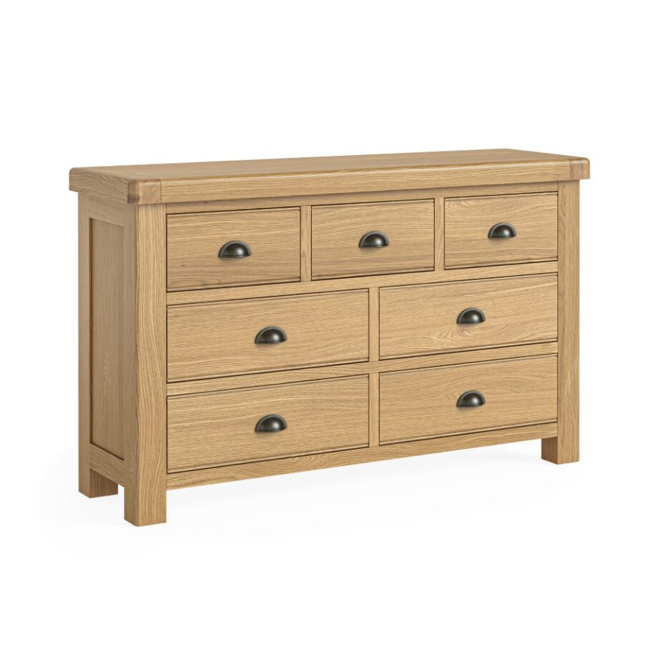 WOODLAND WIDE 7 DRAWER CHEST