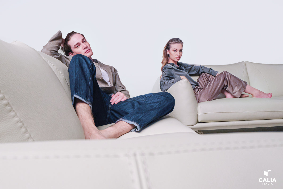 DRAGEES 225CM SOFA ITALIAN LEATHER