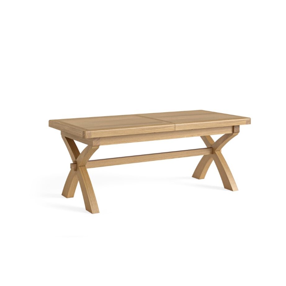 WOODLAND CROSS LEG EXTENDING TABLE