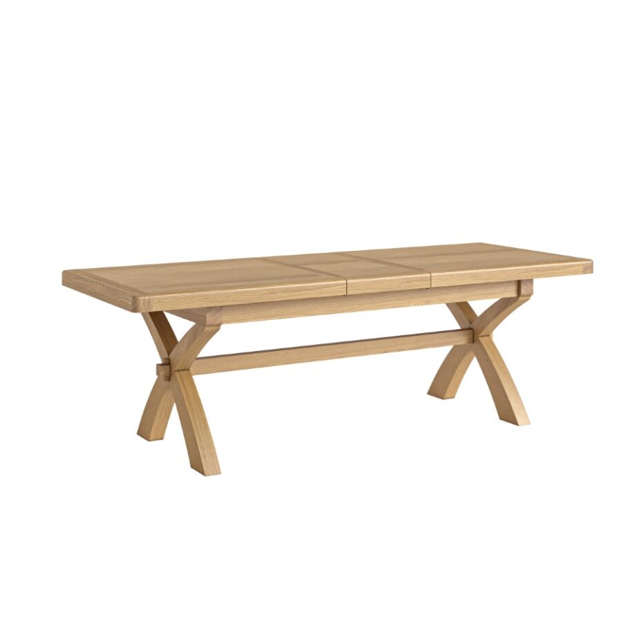 WOODLAND CROSS LEG EXTENDING TABLE