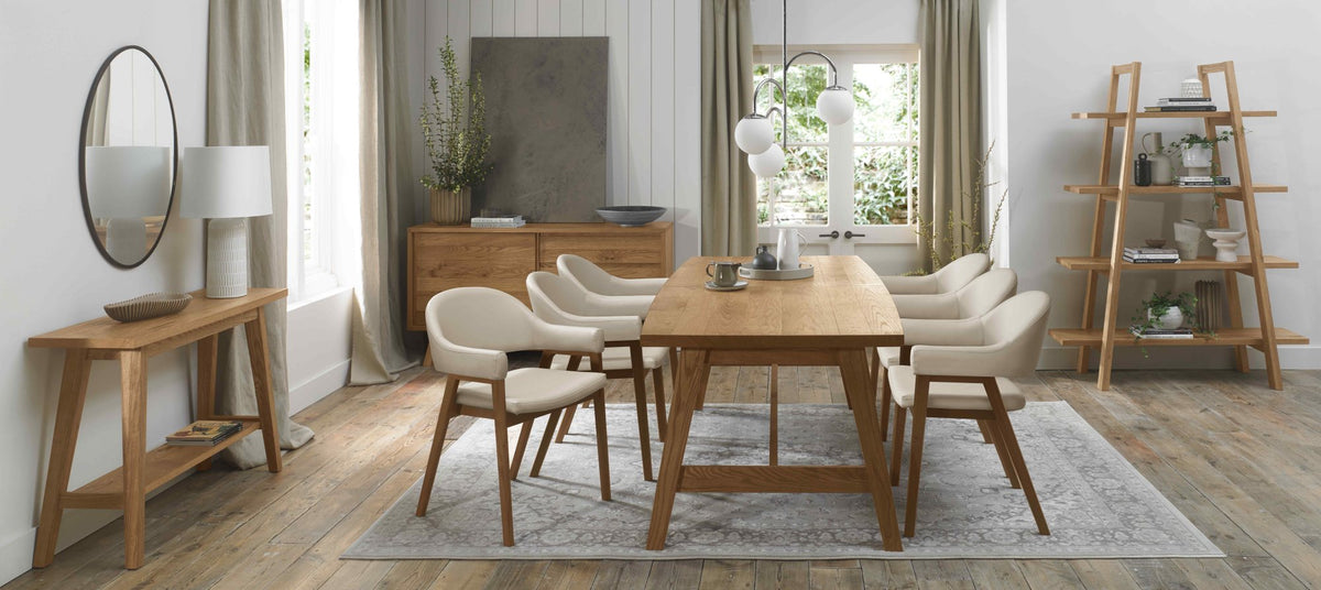 SATURN 6-8 EXTENSION DINING TABLE