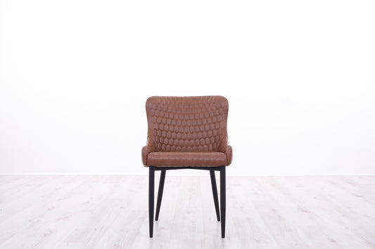 DANNY DINING CHAIR COGNAC