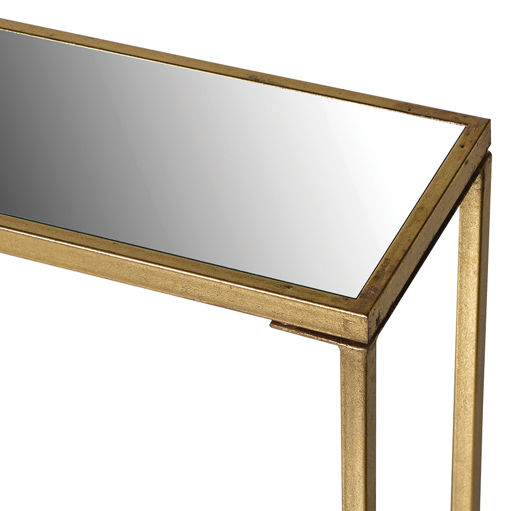BALLY GOLD MIRROR CONSOLE