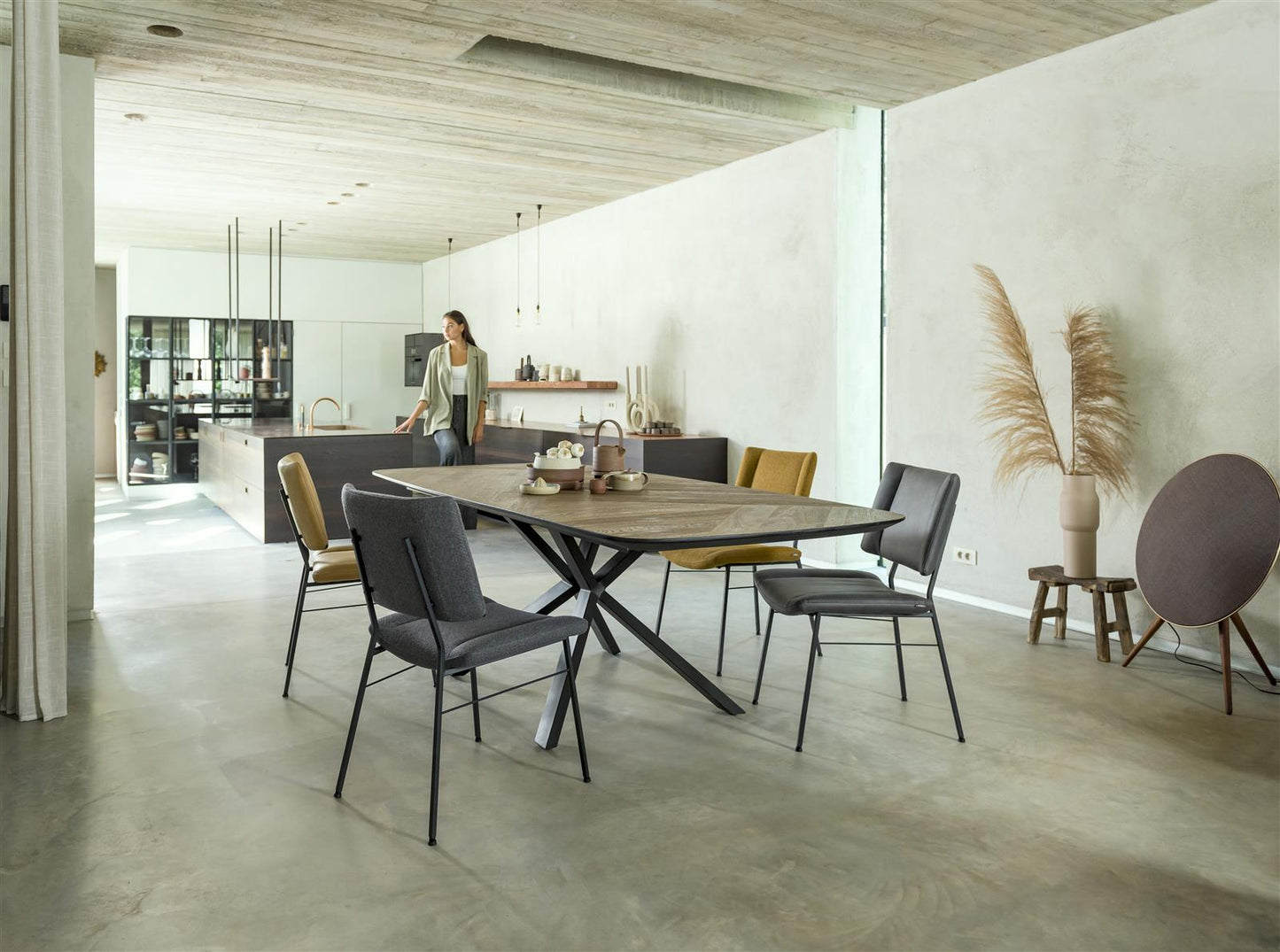 FRESNO 200CM TABLE MOSAIC VENEER