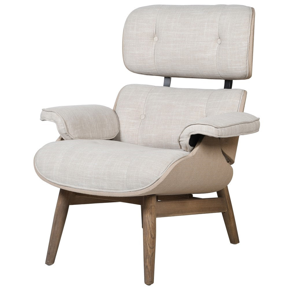 DANNY CHAIR WITH FOOTSTOOL
