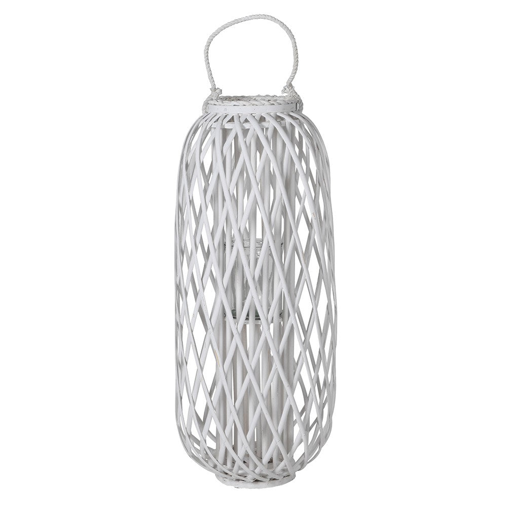 COACH SMALL WHITE WILLOW LANTERN