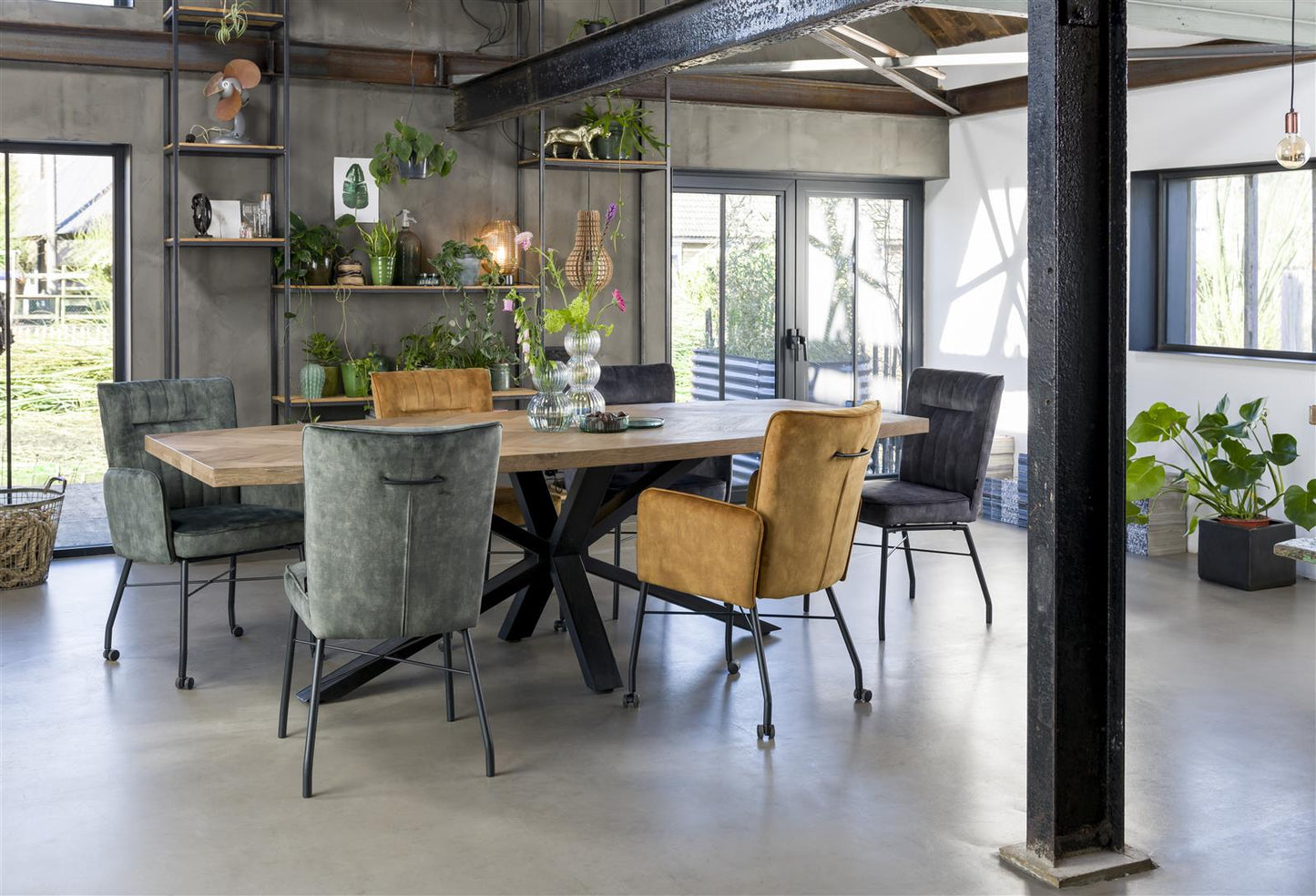 METALUXE 210X110 TABLE