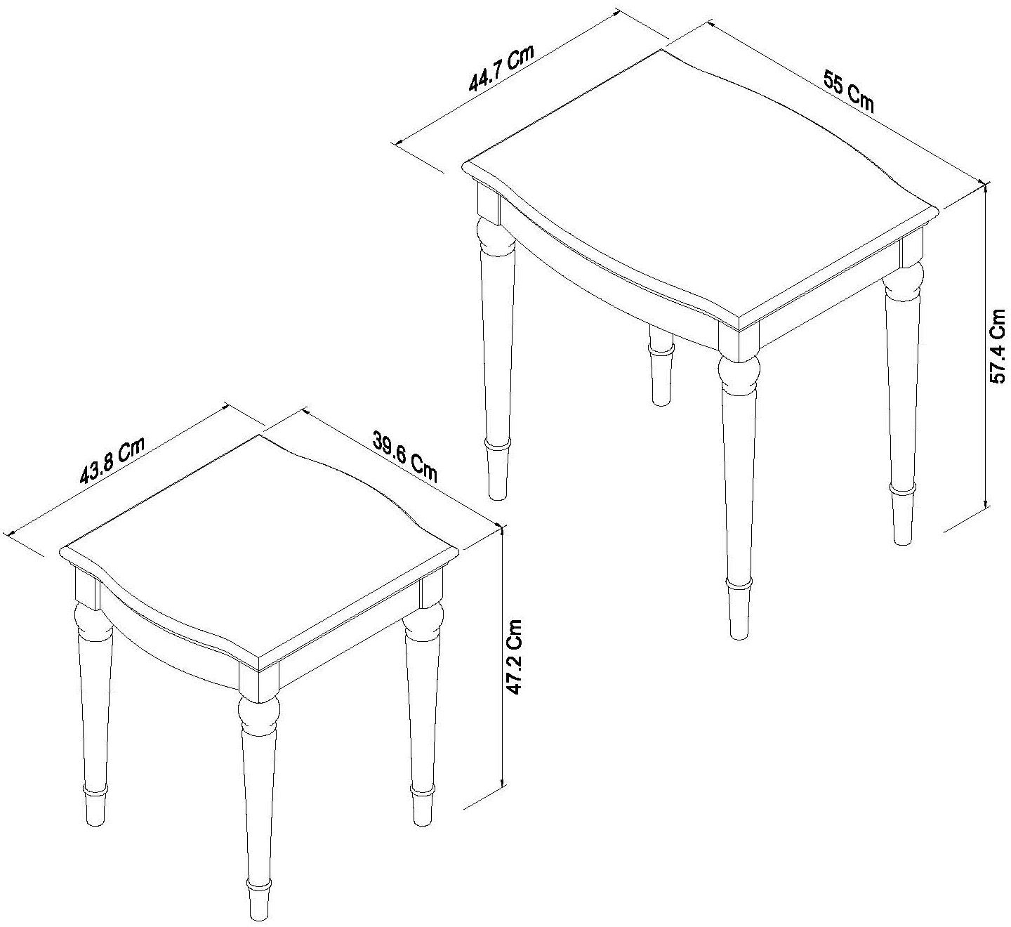 PHUKET NEST OF LAMP TABLE