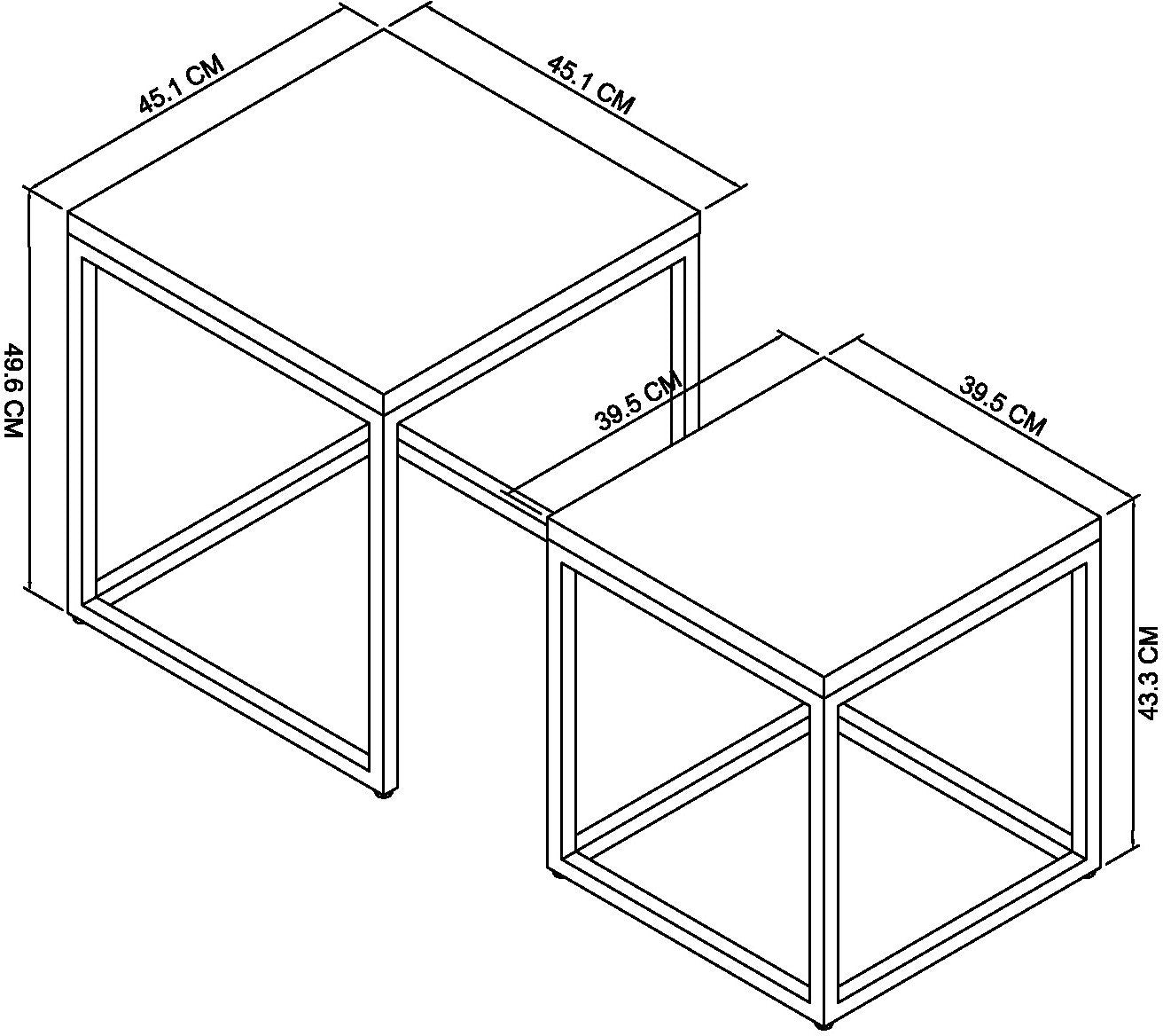 ROSA NEST OF LAMP TABLES