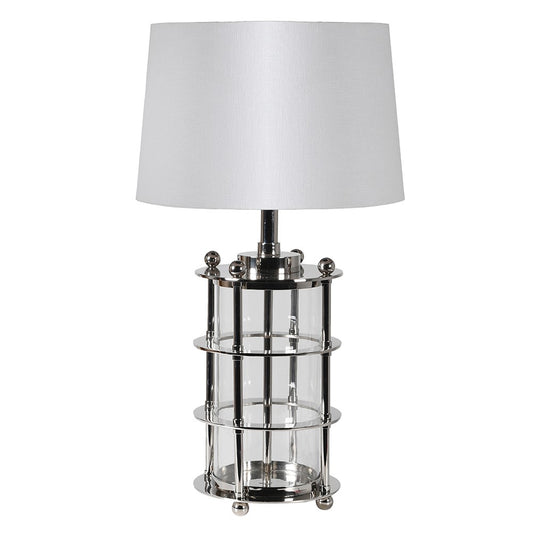 TOBY NICKLE LAMP