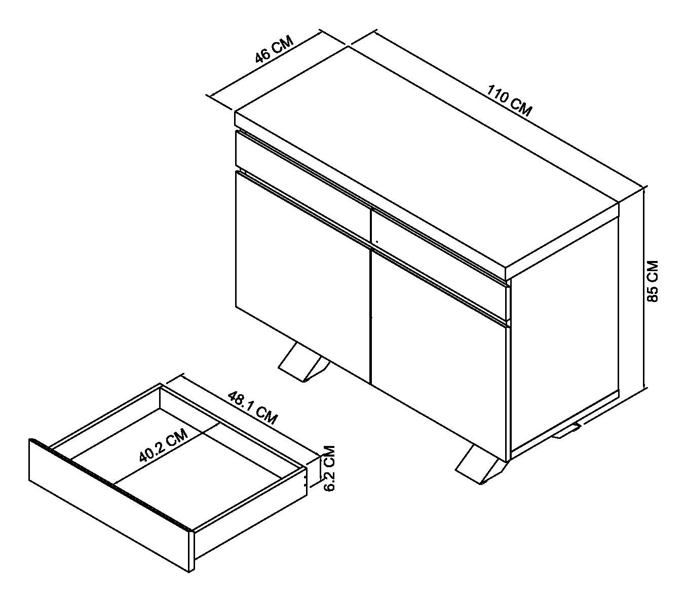 MARLAY NARROW SIDEBOARD