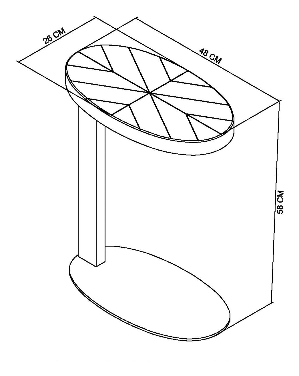 MARLAY SOFA TABLE