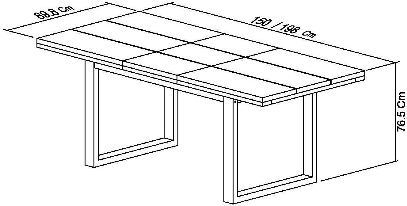 MUNICH 4-6 EXTENSION DINING TABLE