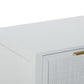 LLOYD 3 DRAWER CHEST WHITE RATTAN