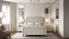 ROYALE 5FT BEDFRAME MANUAL OTTOMAN