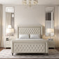 ROYALE 4'6 BEDFRAME ELECTIRC OTTOMAN
