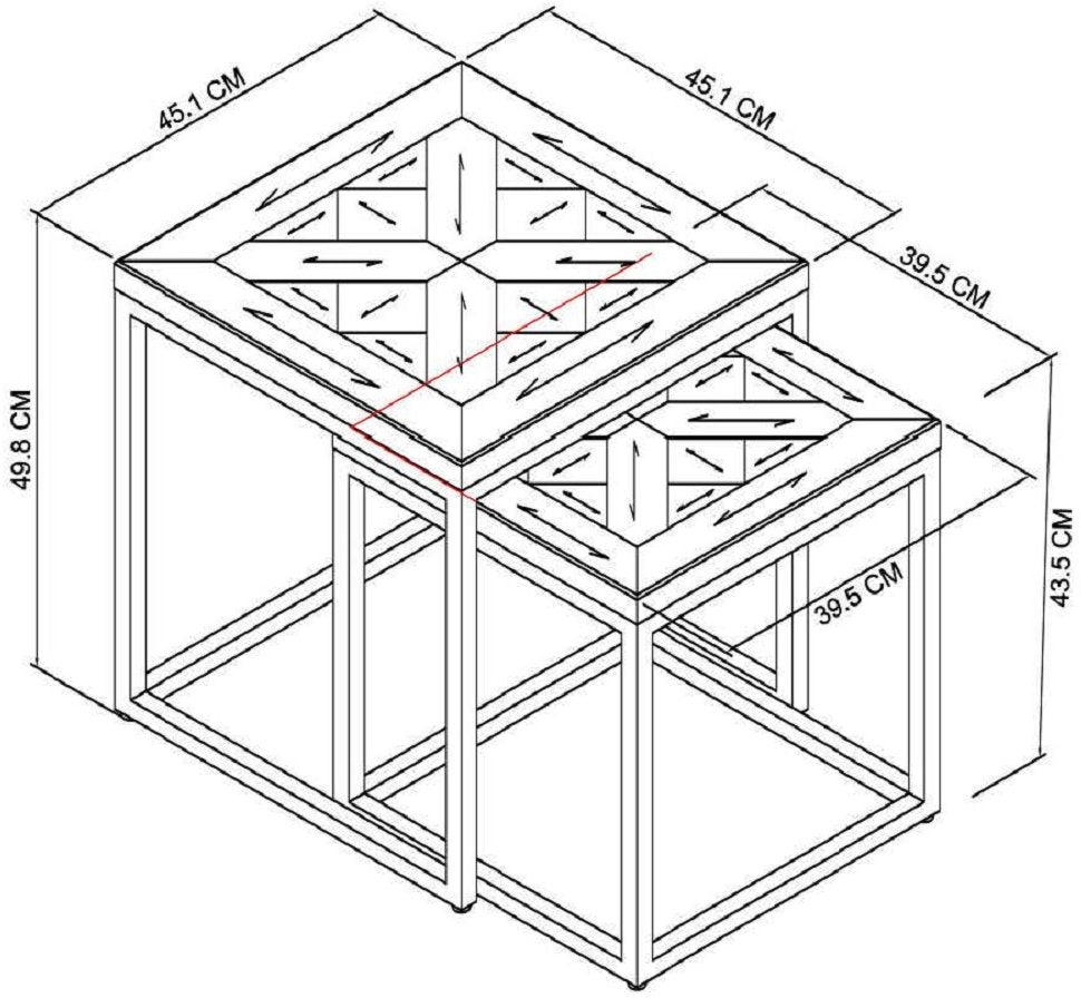 NEWTON NEST OF TABLES