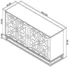 NEWTON WIDE SIDEBOARD