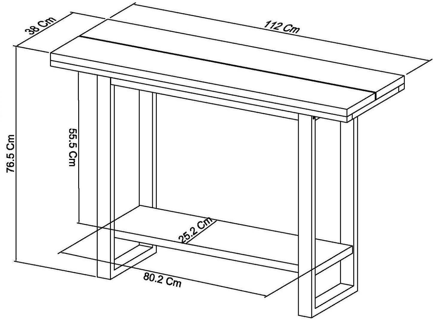 WARSAW CONSOLE TABLE
