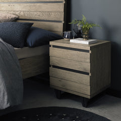 MUNICH 2 DRAWER NIGHTSTAND