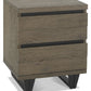 MUNICH 2 DRAWER NIGHTSTAND