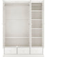 ASHBY WHITE TRIPLE WARDROBE