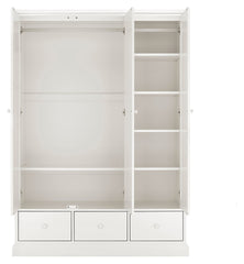 ASHBY WHITE TRIPLE WARDROBE