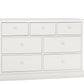 ASHBY WHITE 3+4 DRAWER CHEST