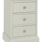 ASHBY COTTON 3 DRAWER NIGHTSTAND