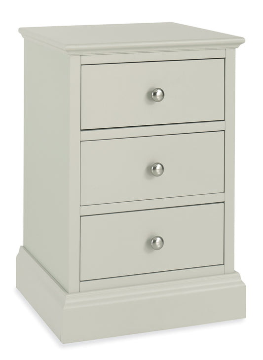 ASHBY COTTON 3 DRAWER NIGHTSTAND