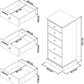 ASHBY COTTON 5 DRAWER TALL CHEST