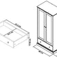 ASHBY COTTON DOUBLE WARDROBE