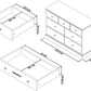 ASHBY COTTON 3+4 DRAWER CHEST