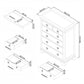 AVORIO 2+4 DRW CHEST