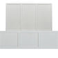 LLOYD DOUBLE BEDSTEAD WHITE RATTAN