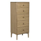 WALDORF TALL CHEST 5 DRAWERS