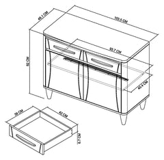 PRESTON NARROW SIDEBOARD