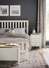 TOULOUSE 4FT6 SLATTED BED COCONUT MILK