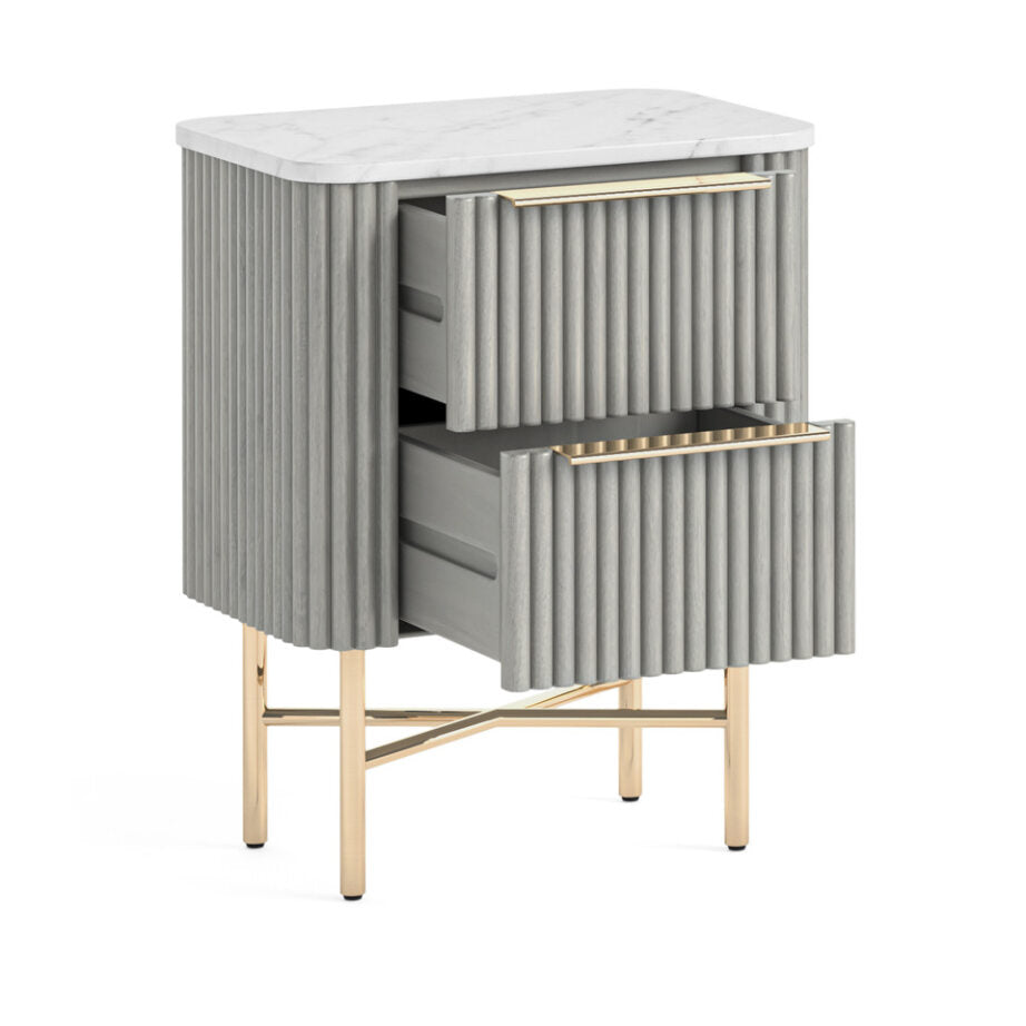 BELLE NARROW BEDSIDE TABLE
