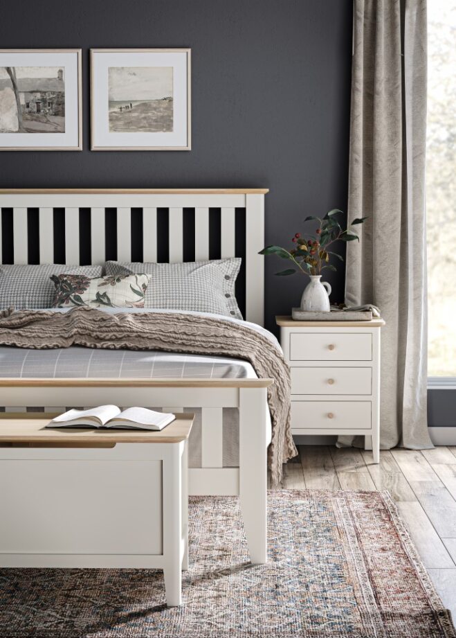 TOULOUSE BEDSIDE LOCKER COCONUT MILK